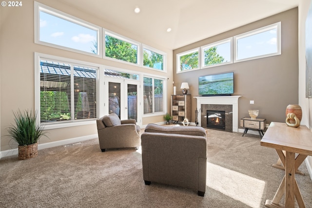 interior space with a wealth of natural light