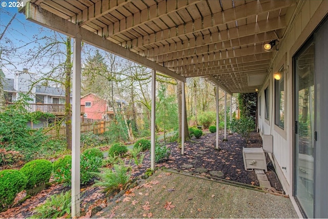 view of patio