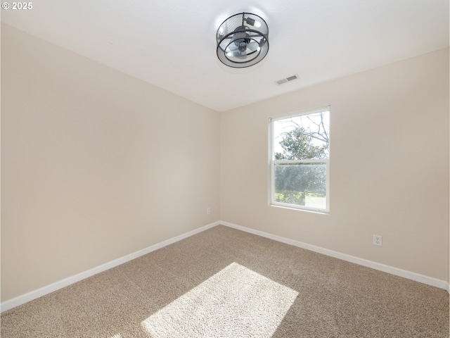 empty room with carpet floors