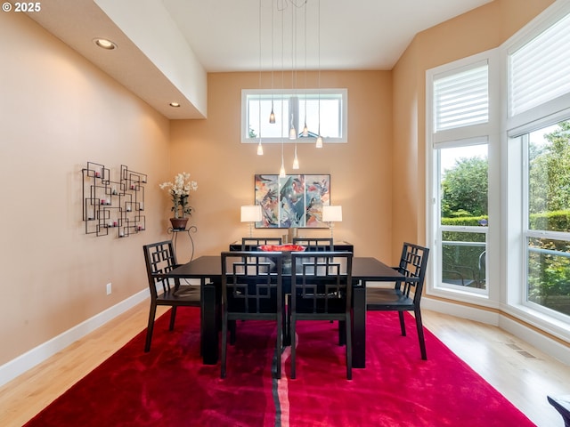 4374 M Loop, Washougal, WA 98671 - dining space with wood finished floors and recessed lighting