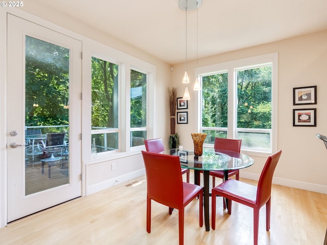4374 M Loop, Washougal, WA 98671 - dining room with light wood-type flooring and healthy amount of natural light