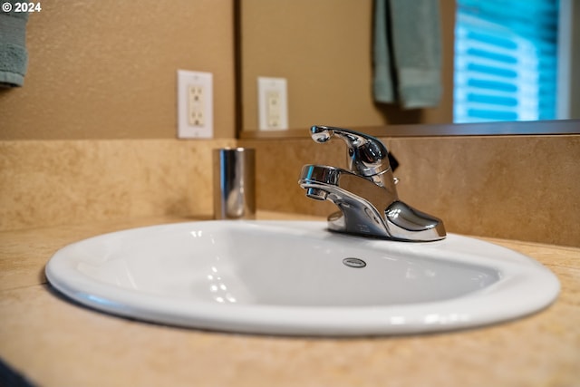 interior details with sink