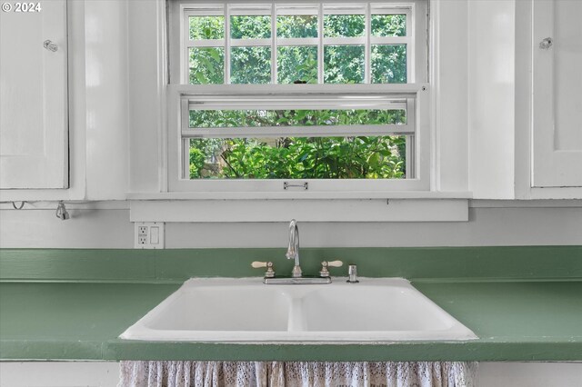 interior details with sink