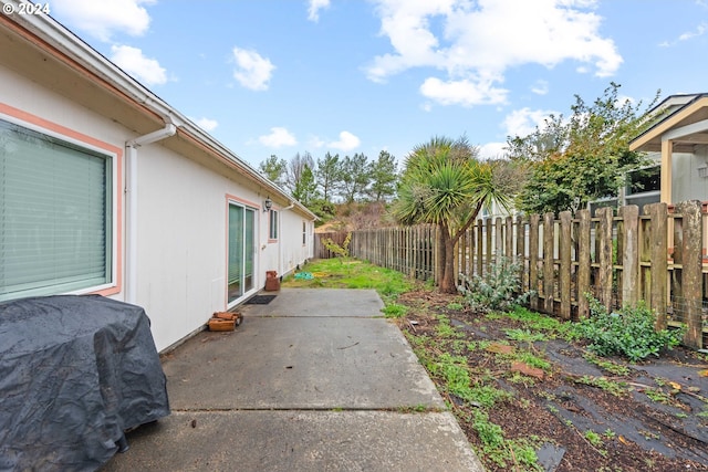 view of yard with a patio