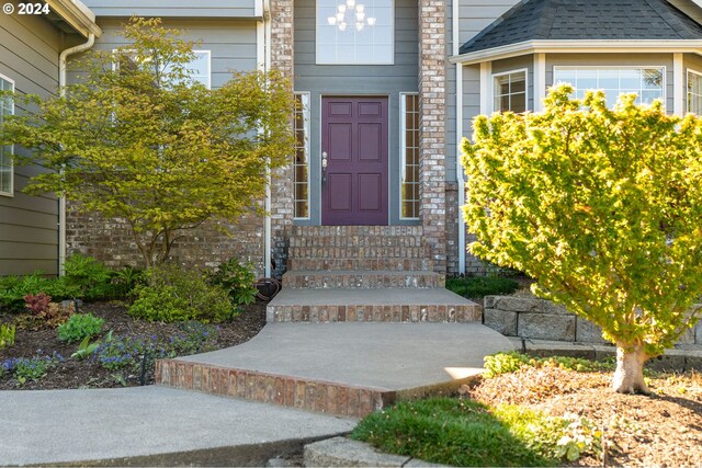 view of entrance to property