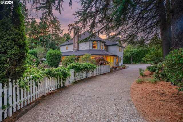 view of victorian house