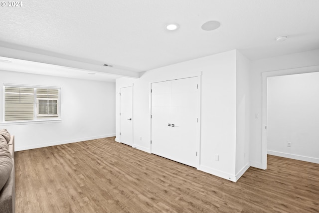 interior space featuring wood-type flooring