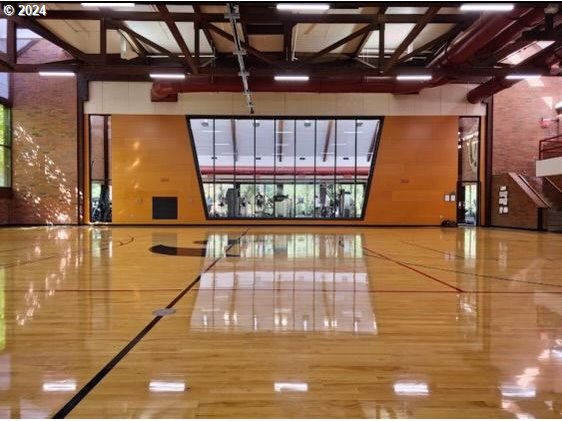 view of sport court with community basketball court