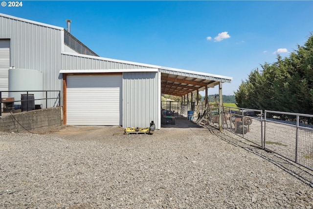 view of outbuilding