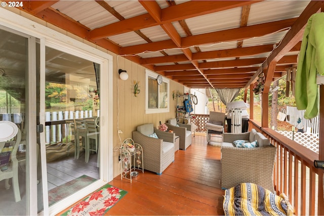 681 Hamlin Dr, Canyonville, OR 97417 - view of wooden deck