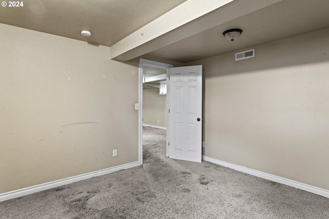 interior space with carpet floors