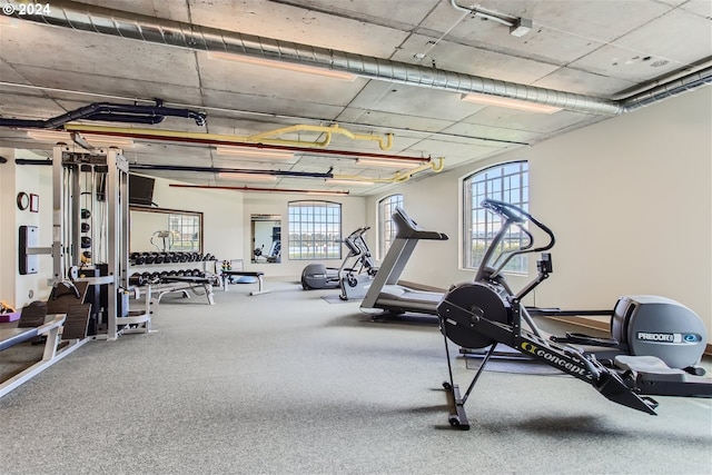 707 N Hayden Island Dr Unit 301, Portland, OR 97217 - workout area with carpet