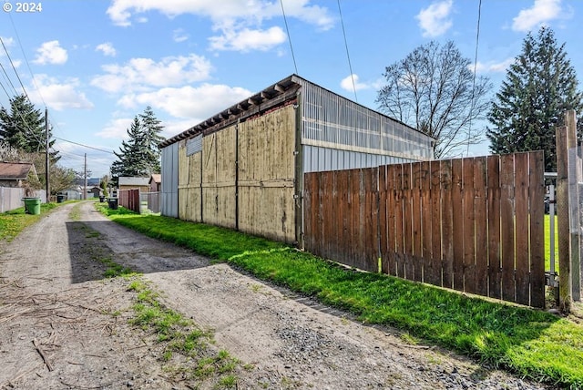 view of side of home