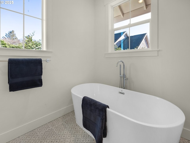 bathroom with a bathtub