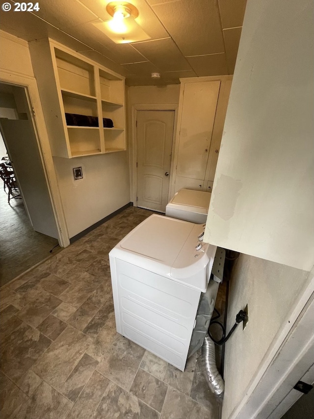 laundry room featuring separate washer and dryer