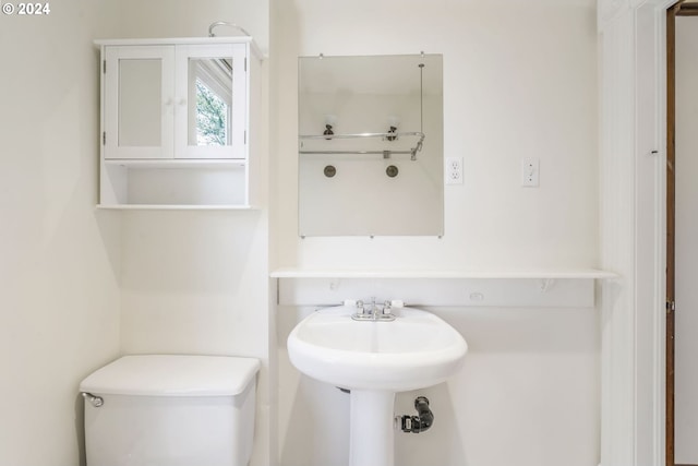 bathroom with toilet