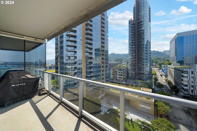 balcony with grilling area