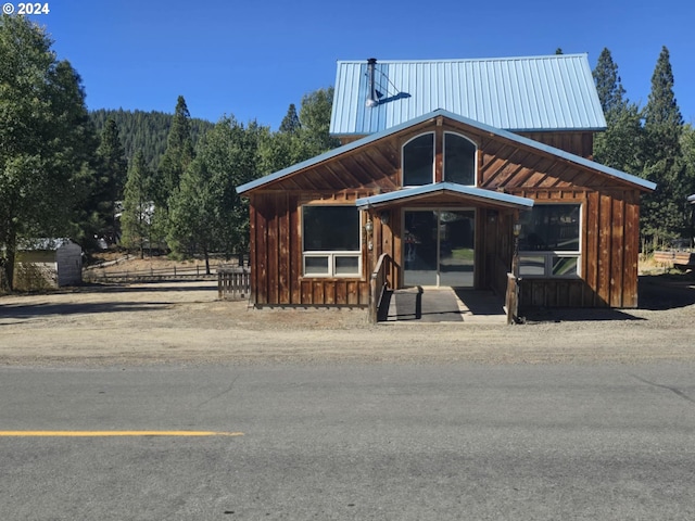 view of front of home