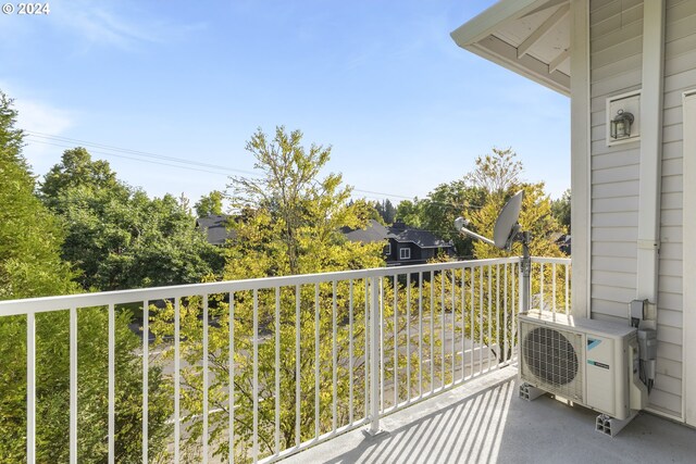 balcony with ac unit