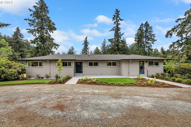 view of ranch-style home