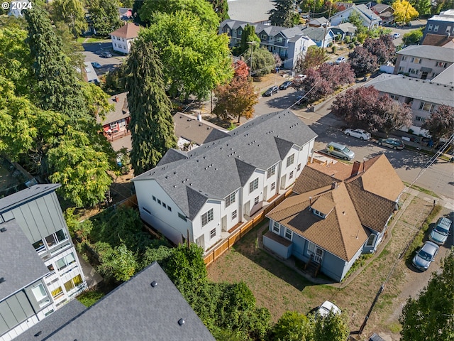 7471 N New York Ave Unit 3, Portland, OR 97203 - drone / aerial view featuring a residential view