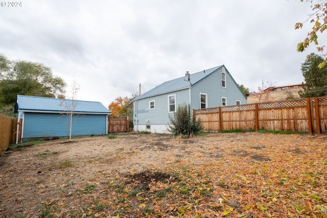 view of rear view of property