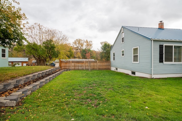 410 N Mountain Blvd, Mount Vernon, OR 97865 - view of yard with fence