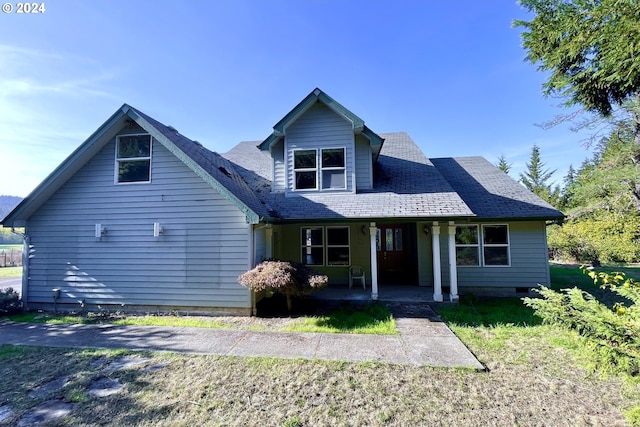 view of front of house featuring a patio