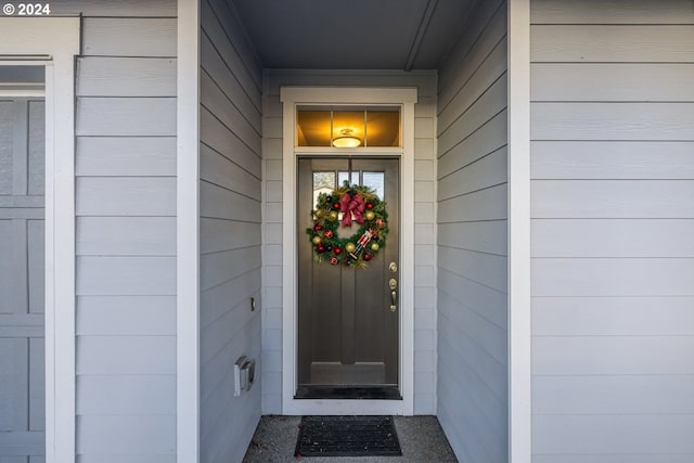 view of property entrance