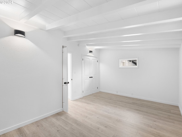 interior space featuring light hardwood / wood-style flooring