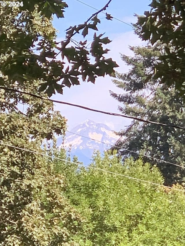 view of landscape with a mountain view