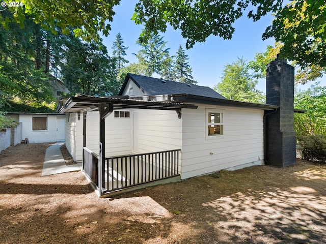 view of rear view of house