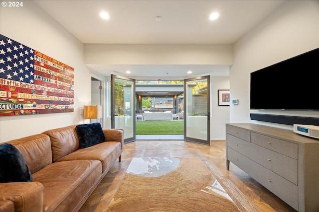 view of living room