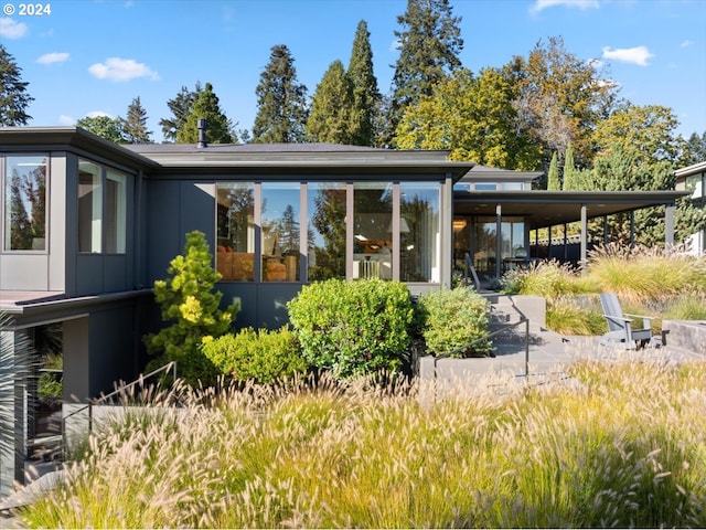 1933 Highlands Loop, Lake Oswego, OR 97034 - back of house featuring board and batten siding