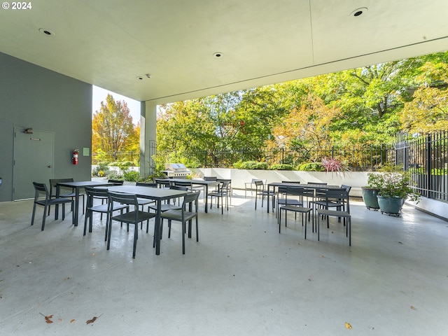 1220 NE 17th Ave Unit 17H, Portland, OR 97232 - view of patio / terrace featuring outdoor dining space