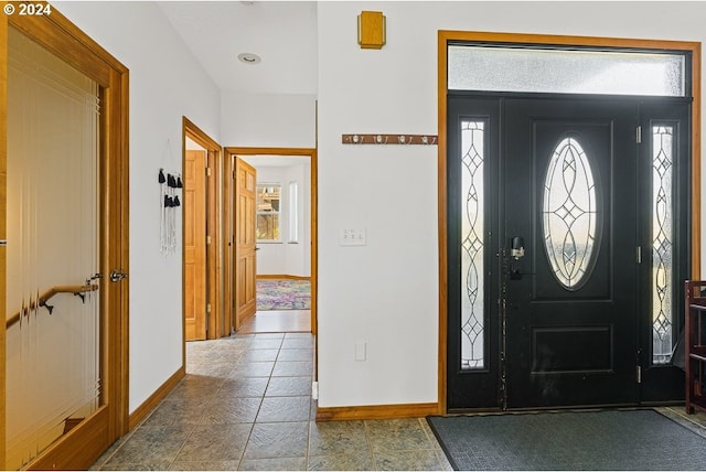 view of entrance foyer