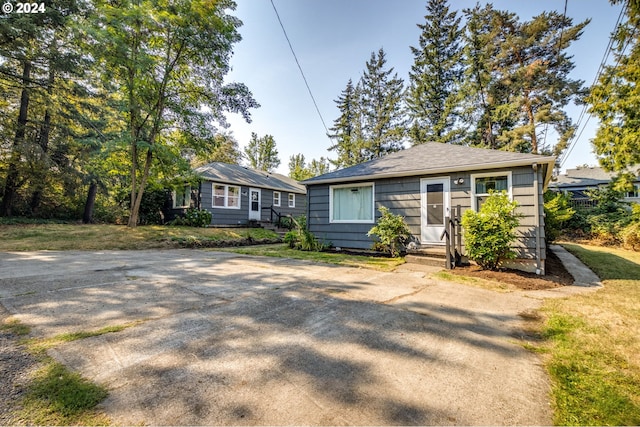 view of front of home