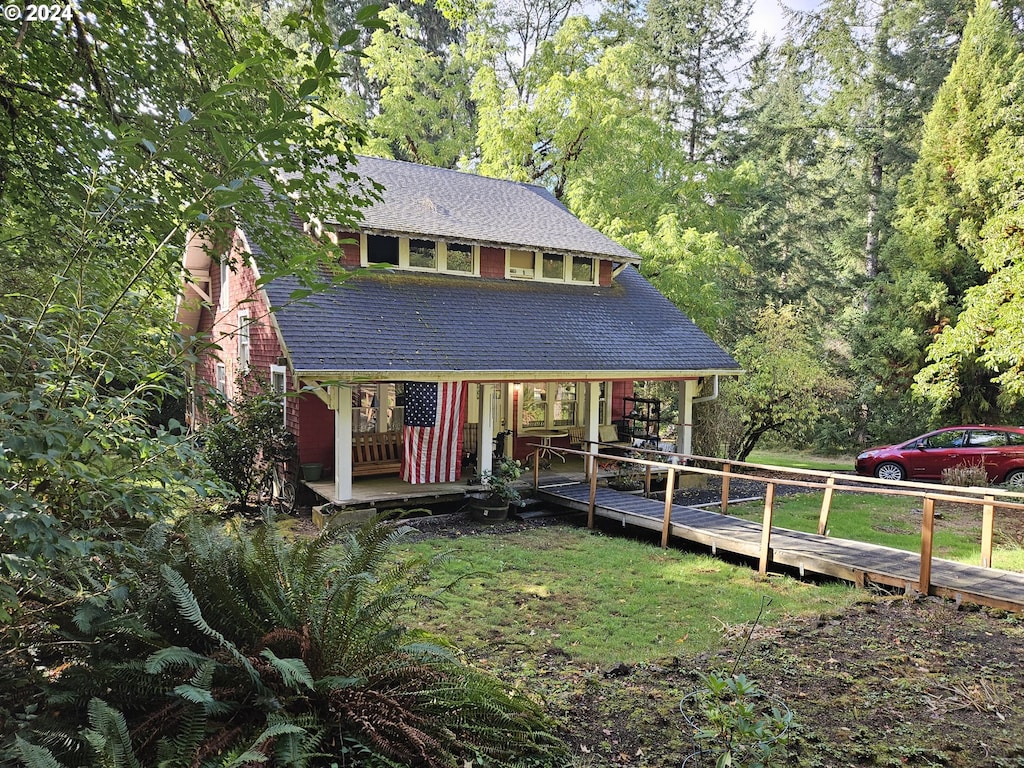 20812 Blodgett Rd, Blodgett, OR 97326 - view of front facade