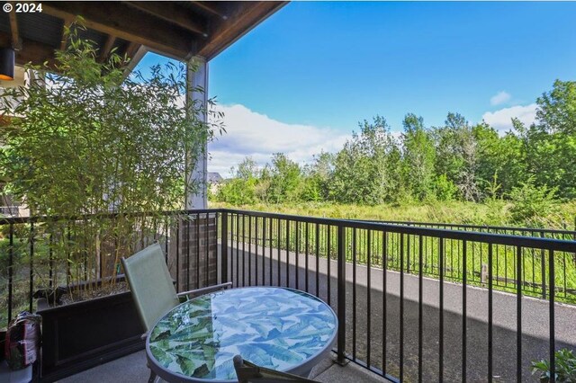 balcony with grilling area