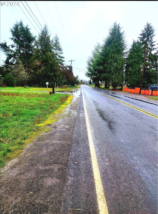 view of road