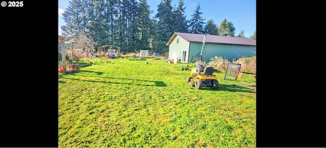 view of yard