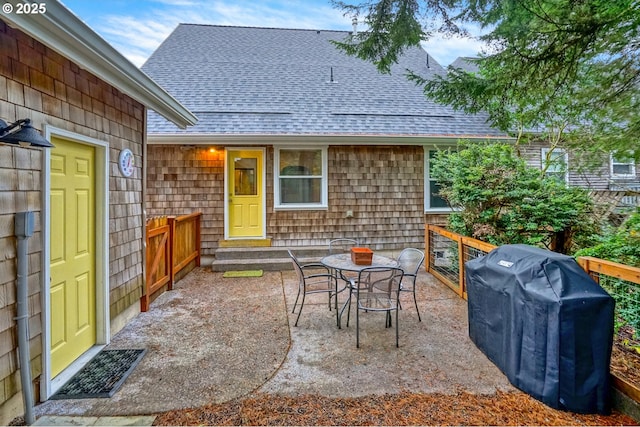 view of patio / terrace featuring grilling area