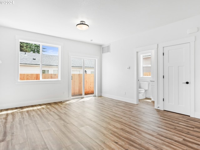 interior space featuring light wood-type flooring