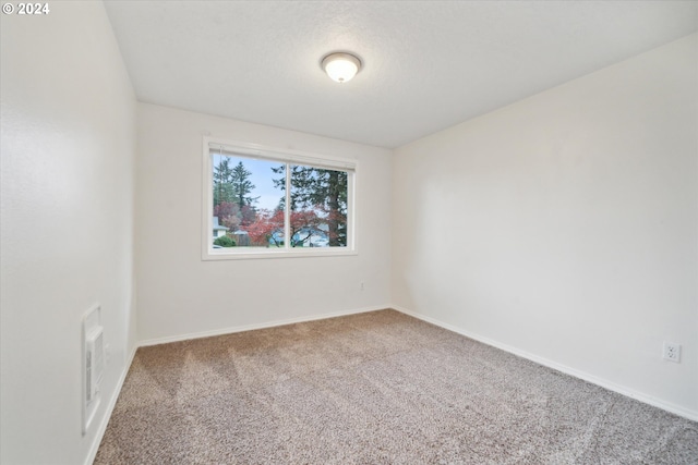 unfurnished room with carpet flooring