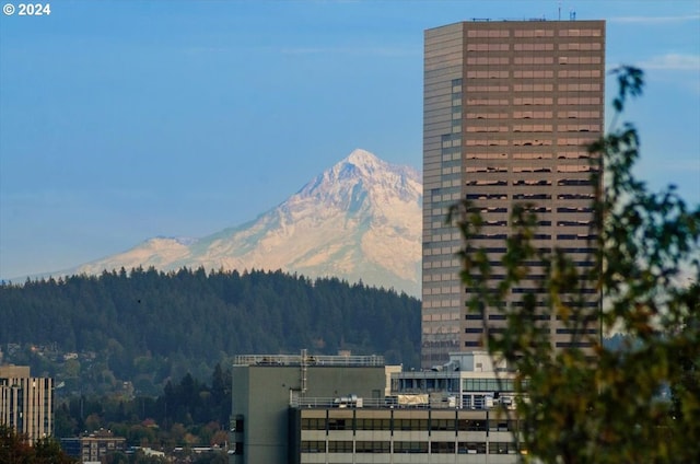 2442 NW Westover Rd Unit 3-202, Portland, OR 97210 - view of city featuring mountains and a forest