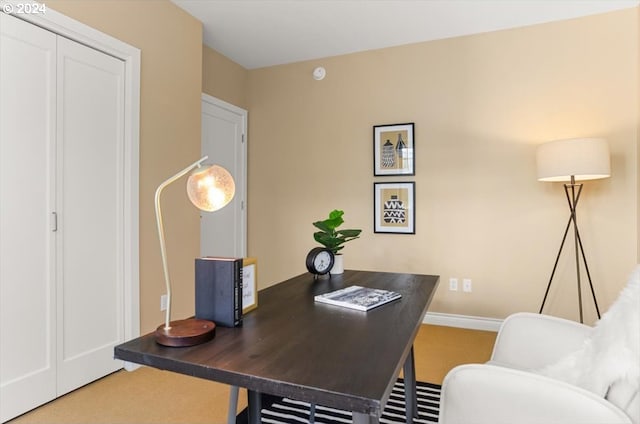 2442 NW Westover Rd Unit 3-202, Portland, OR 97210 - home office with carpet and baseboards