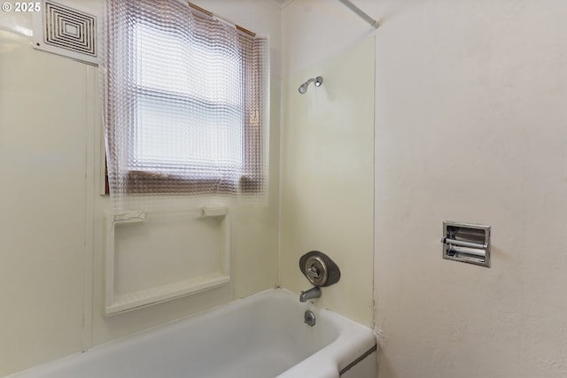 bathroom featuring shower / bathtub combination