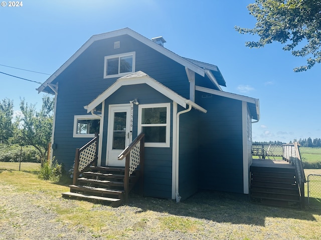 view of front of property