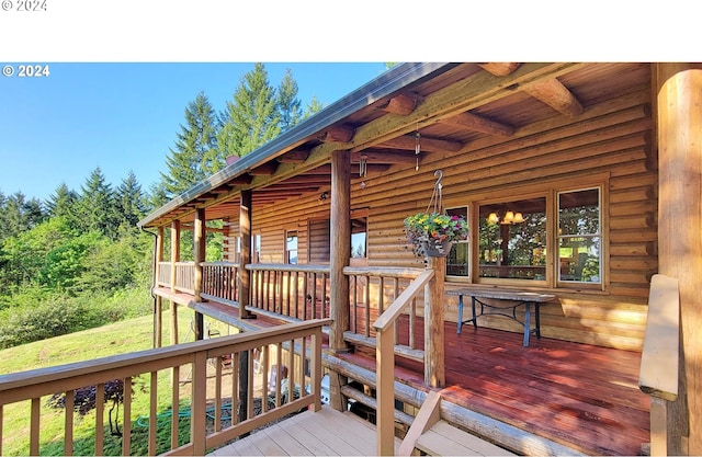 view of deck