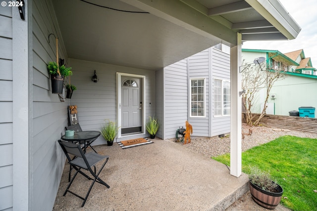 view of entrance to property